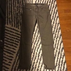 Olive green bdg cigarette jeans